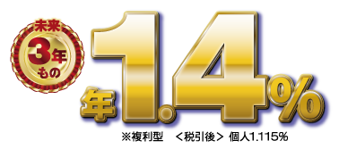 未来3年もの 複利型 年0.70%